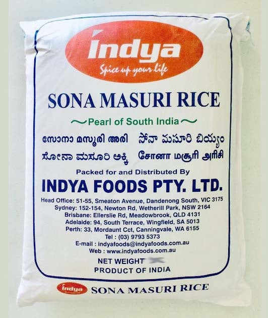 Indya Sona Masoori Rice 10 kg