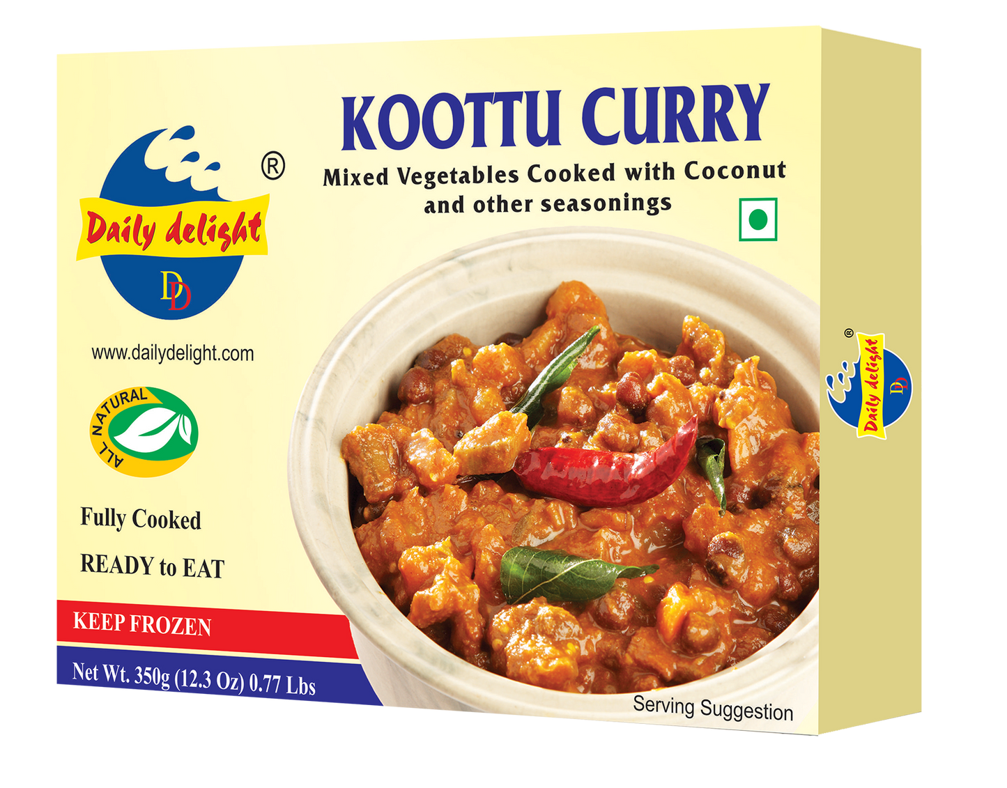 Daily Delight frozen Koottu Curry 350g