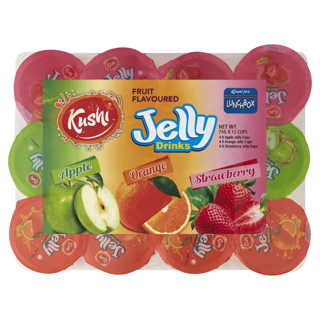 Kushi Jelly Cups 75ml x 12