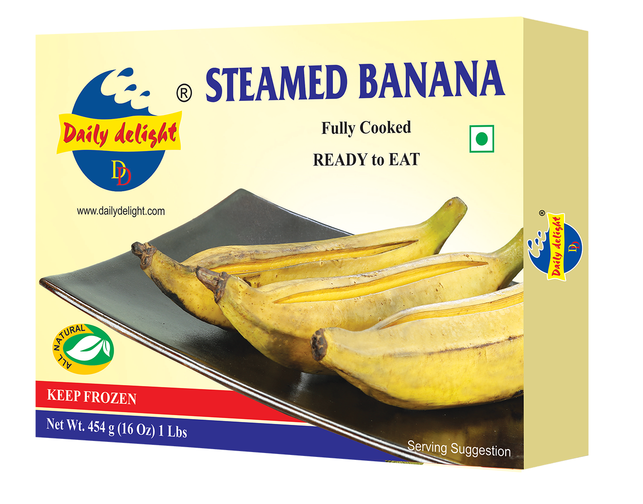Daily Delight Steamed Banana 454g