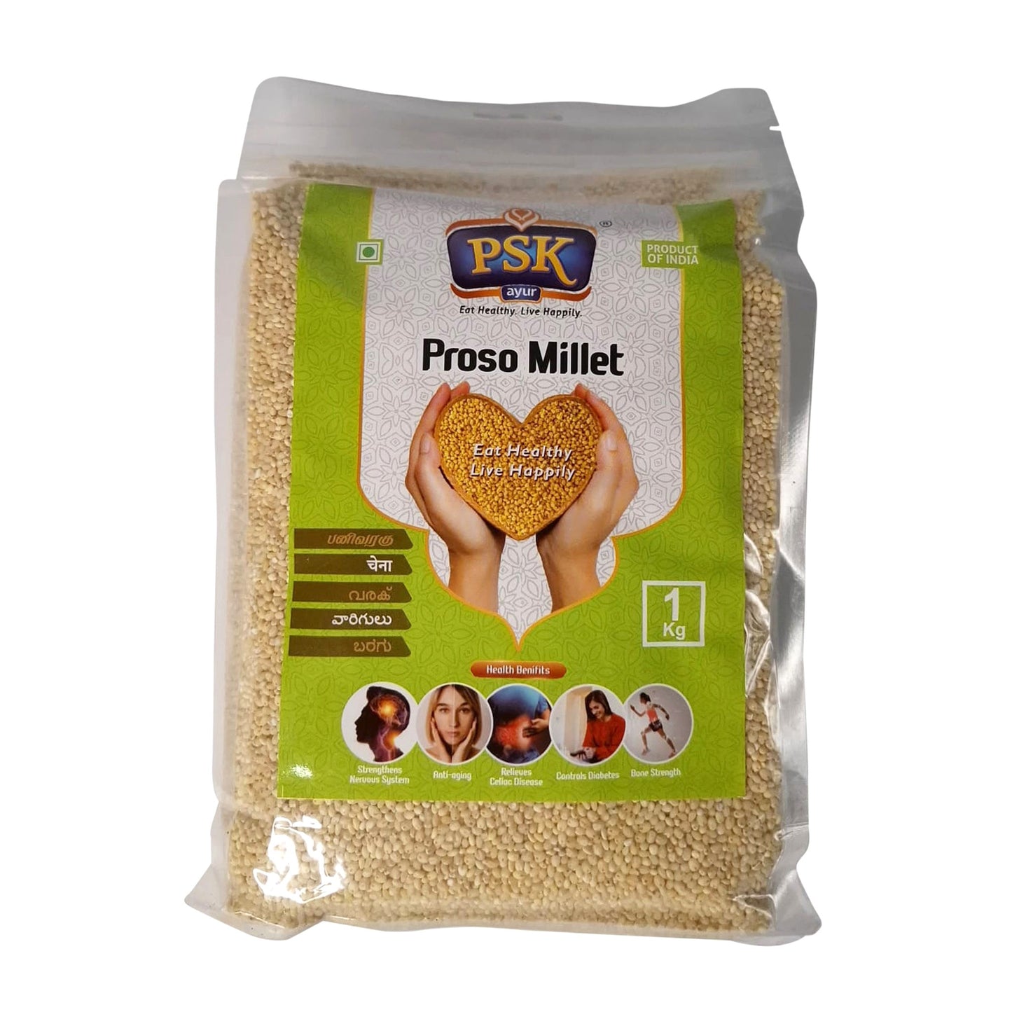 PSK Proso(Panivaragu) Millet 1kg