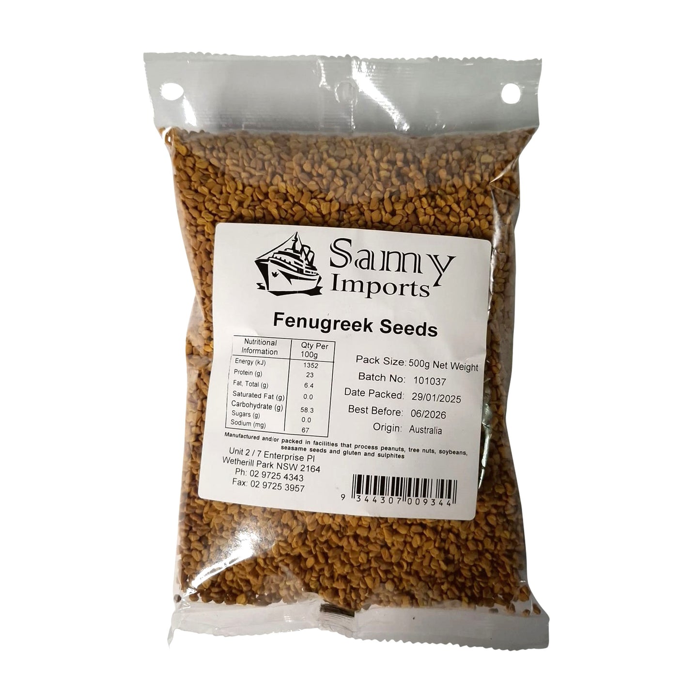 Samy Fenugreek Seeds 500g