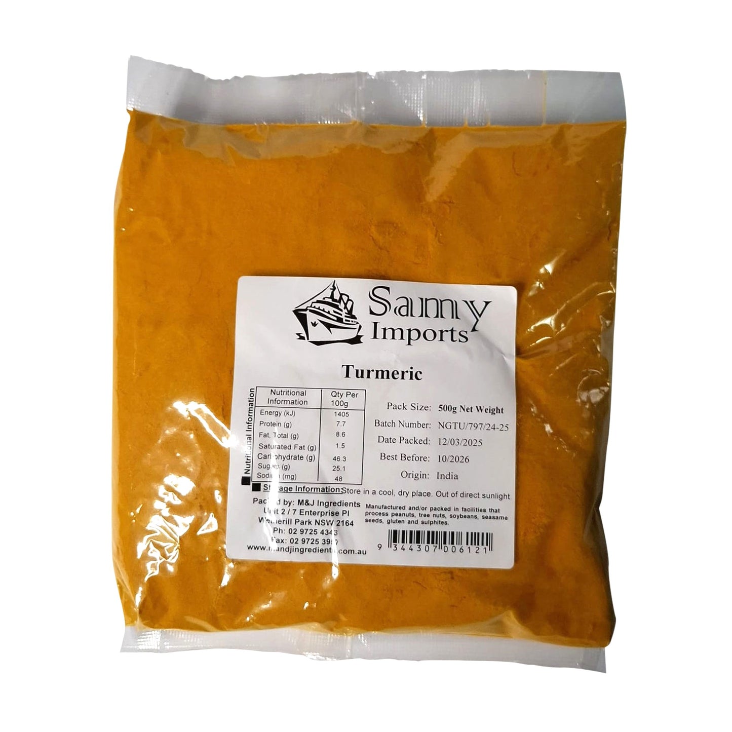 Samy Turmeric Powder 500g