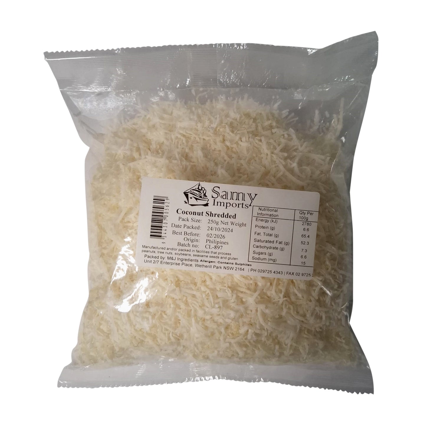 Samy Coconut Shredded 250g