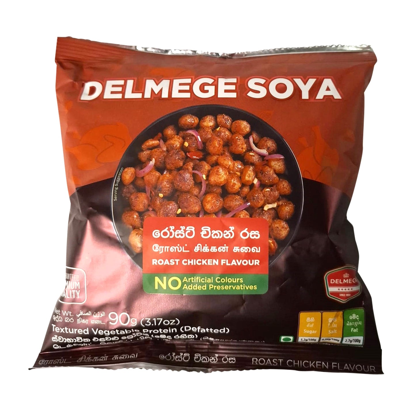 Delmege Soya Meat Roast CHicken Flav 90g