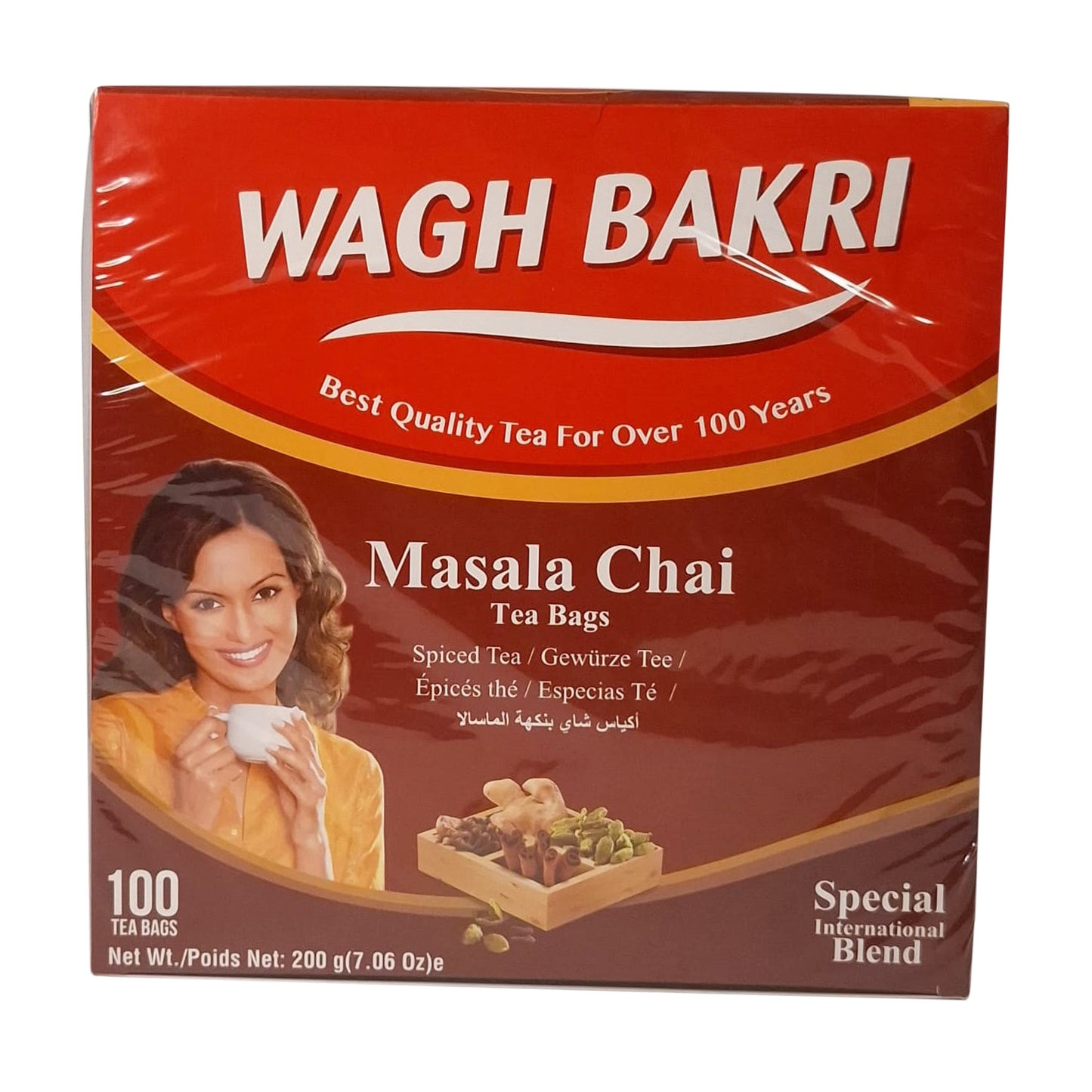 Wagh Bakri Masala Chai Tea Bags 200g
