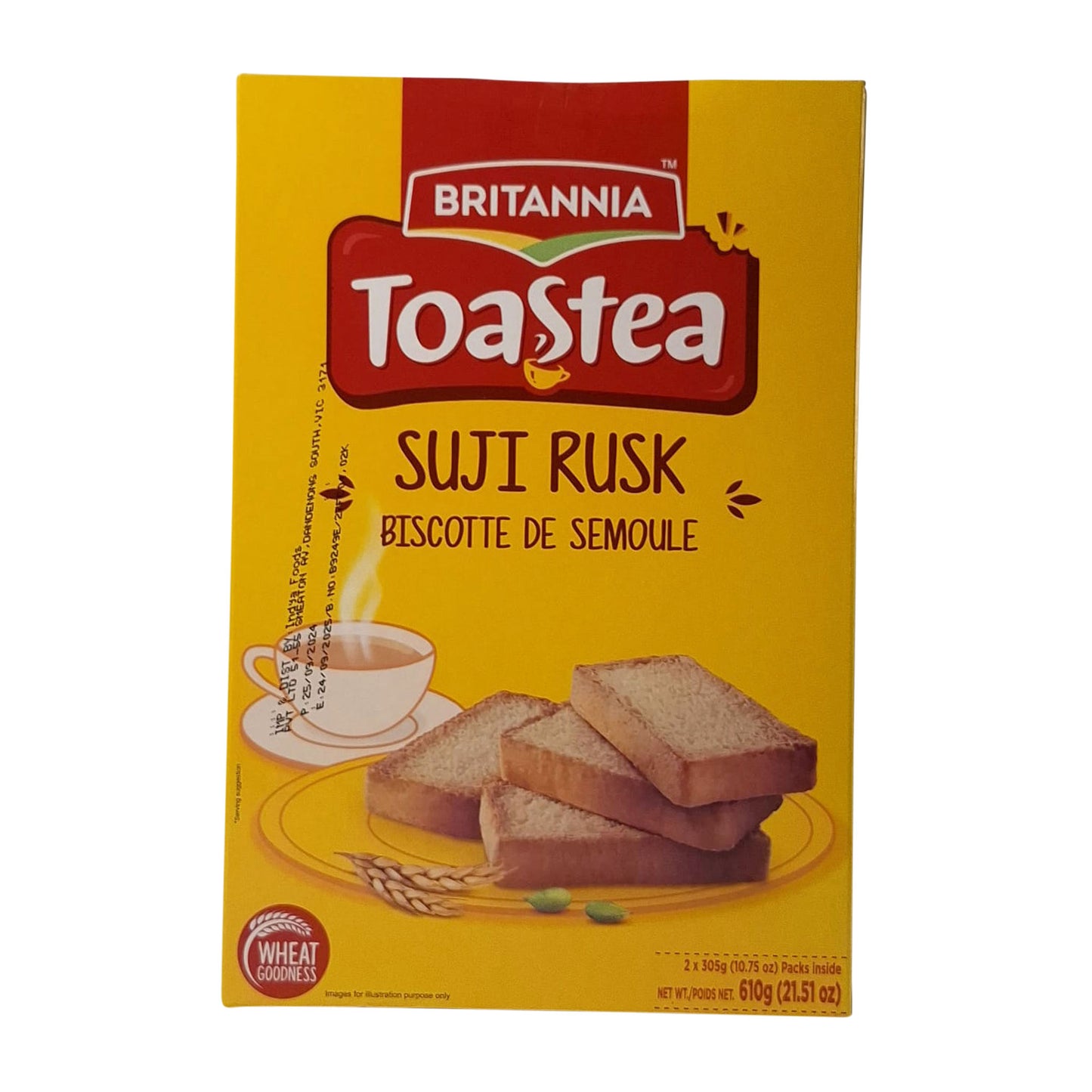 Britannia Toastea Suji Rusk 610g
