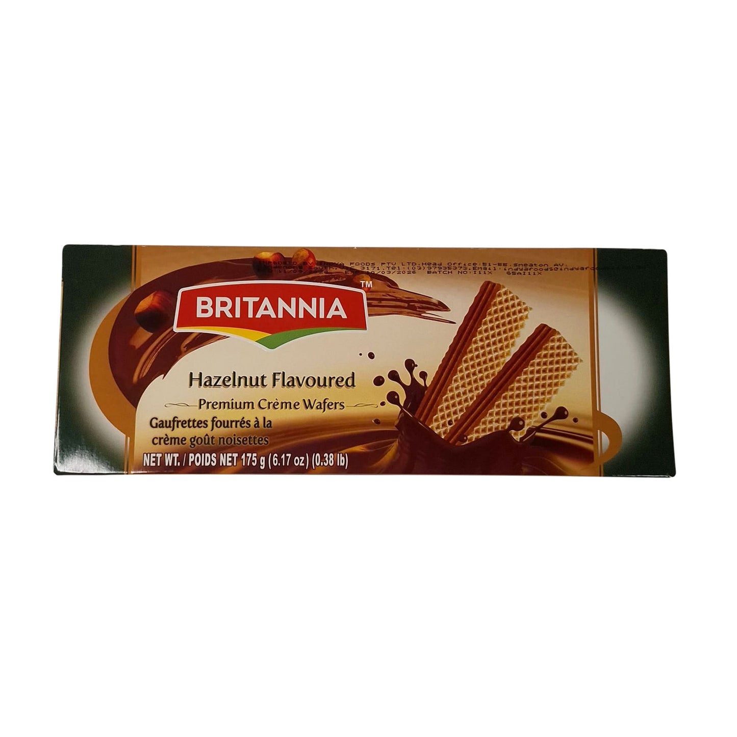 Britannia Hazelnut Wafers 175g