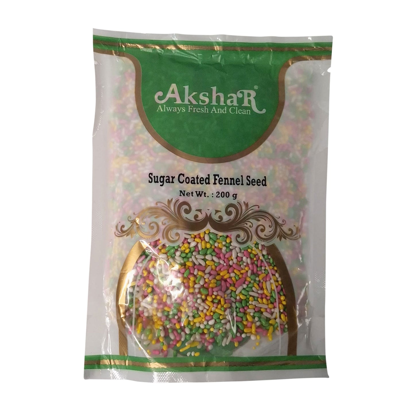 Akshar Sugar Coated Fennel Seeds 200g