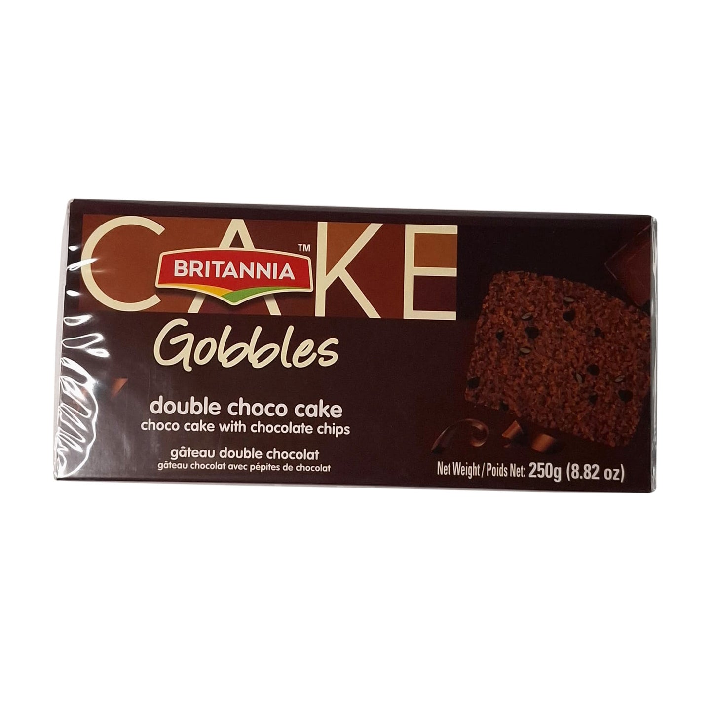 Britannia Gobbles Double Choko Cake 250g