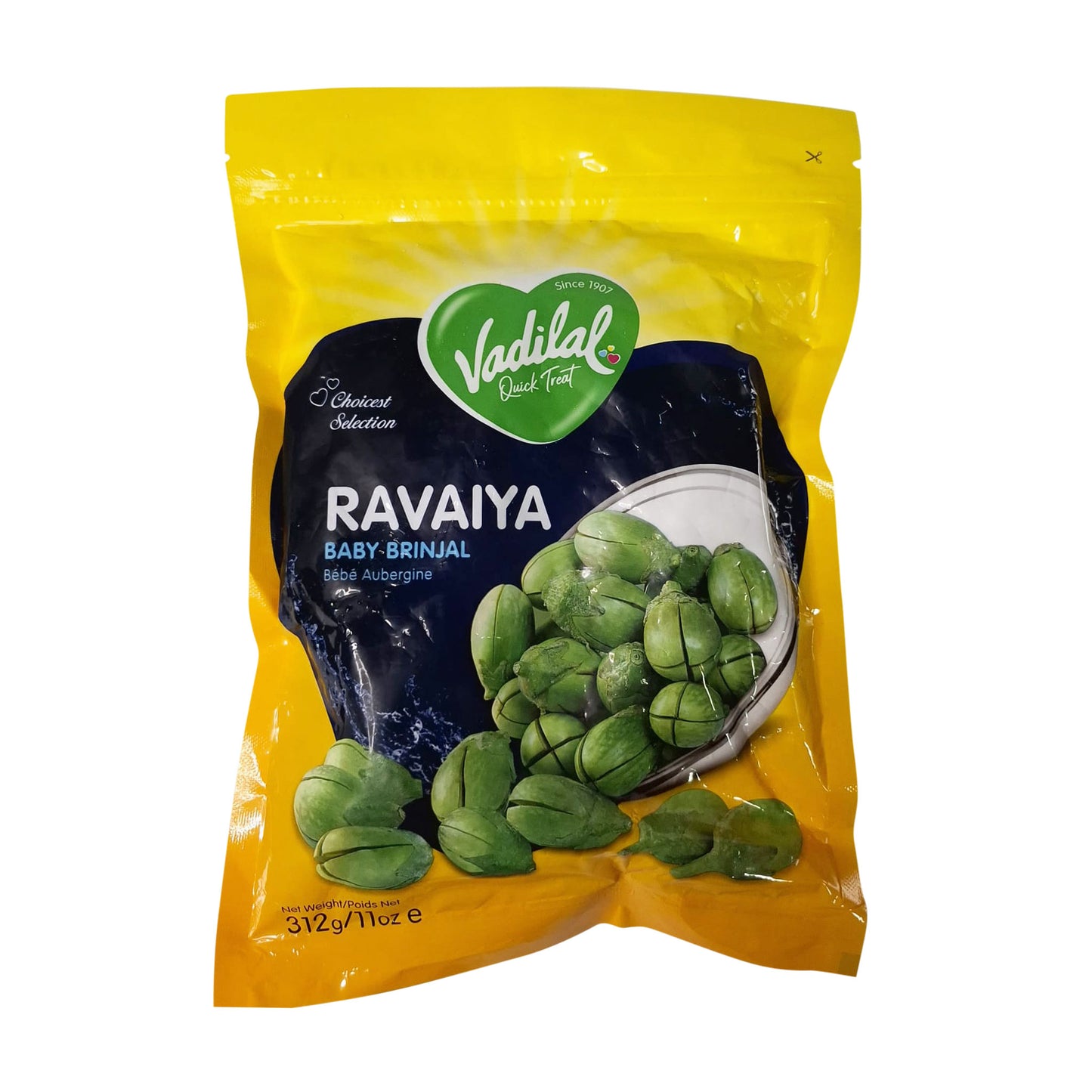 Vadilal Ravaiya Baby Brinjal 312G