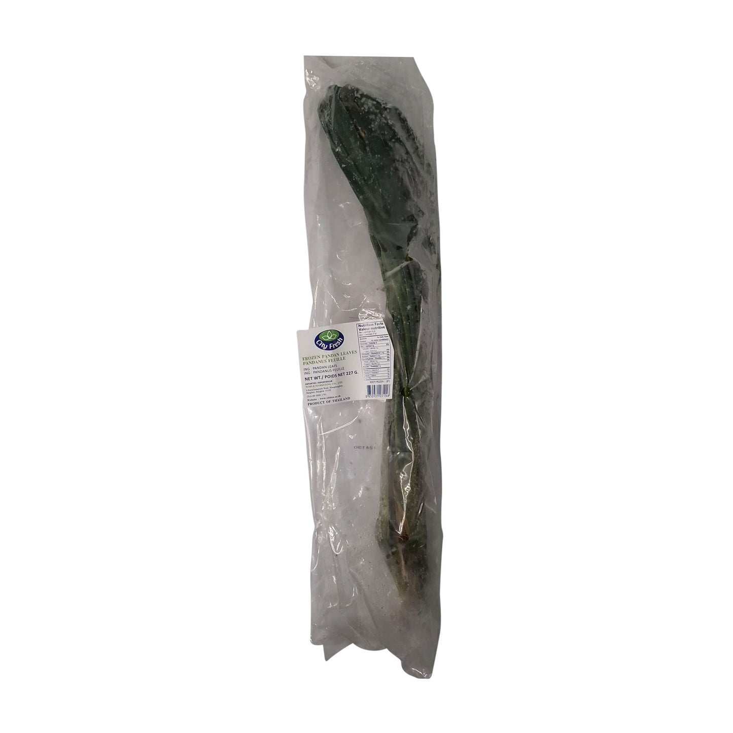 City Fresh Frozen Pandan Leaves 227g