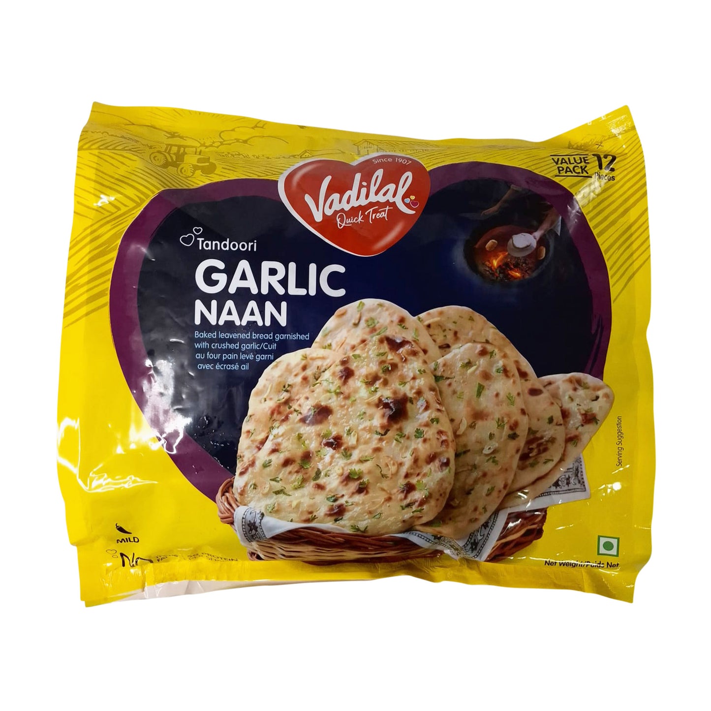 Vadilal Tandoori Garlic Naan 960g