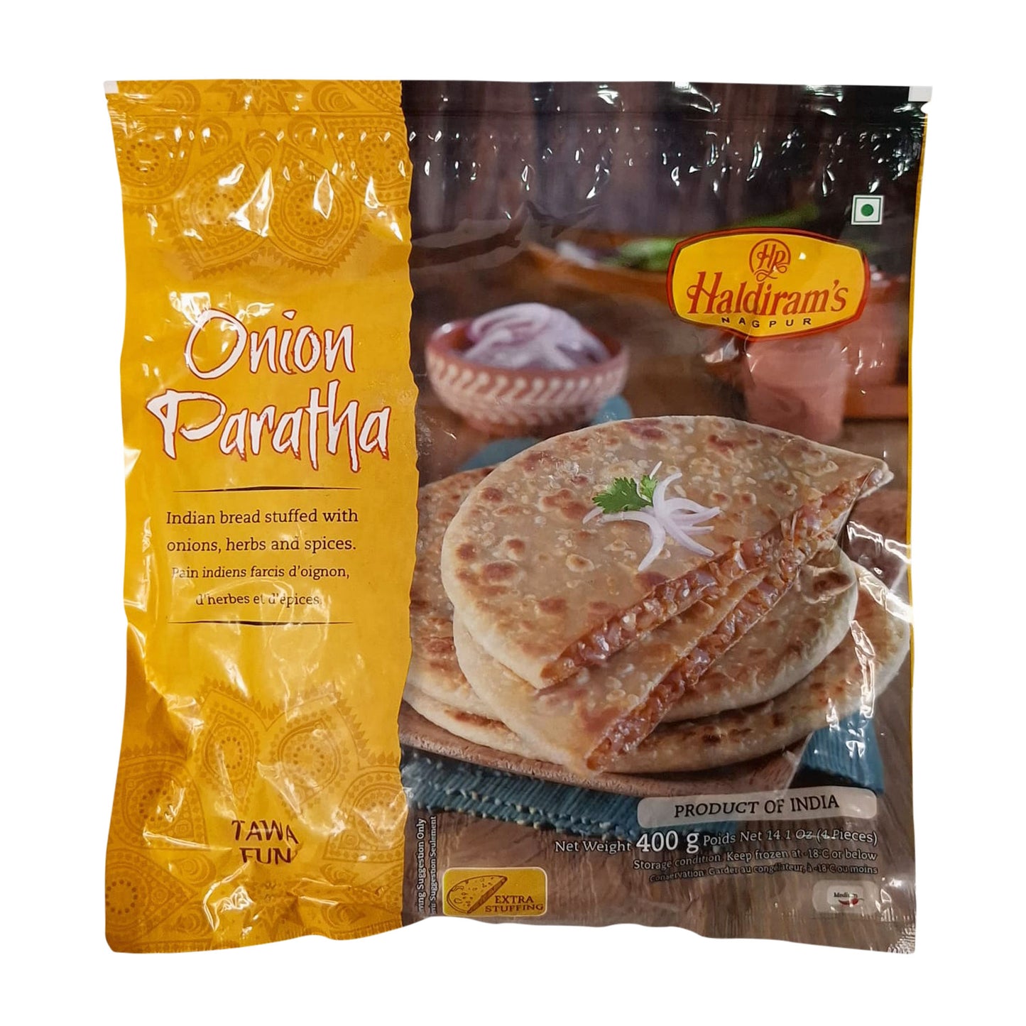 Haldirams Onion Paratha 400g