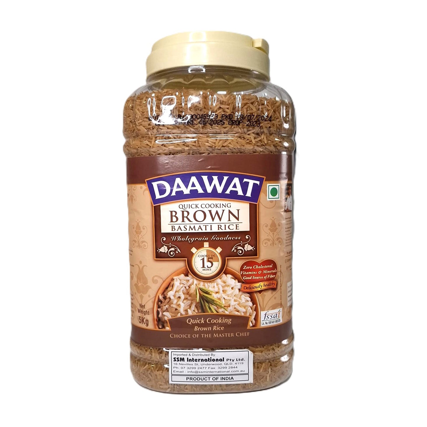 Daawat Brown Basmati Rice 5kg