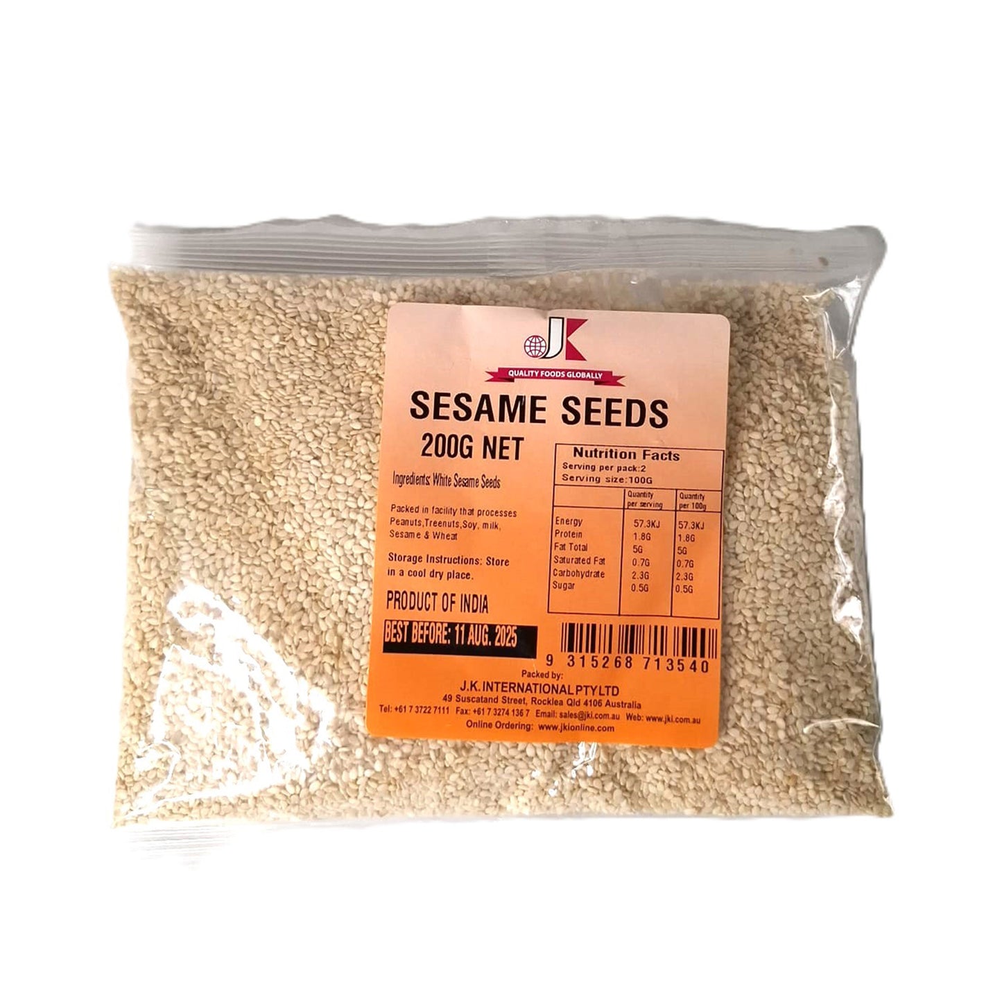 JK Sesame Seeds 200g