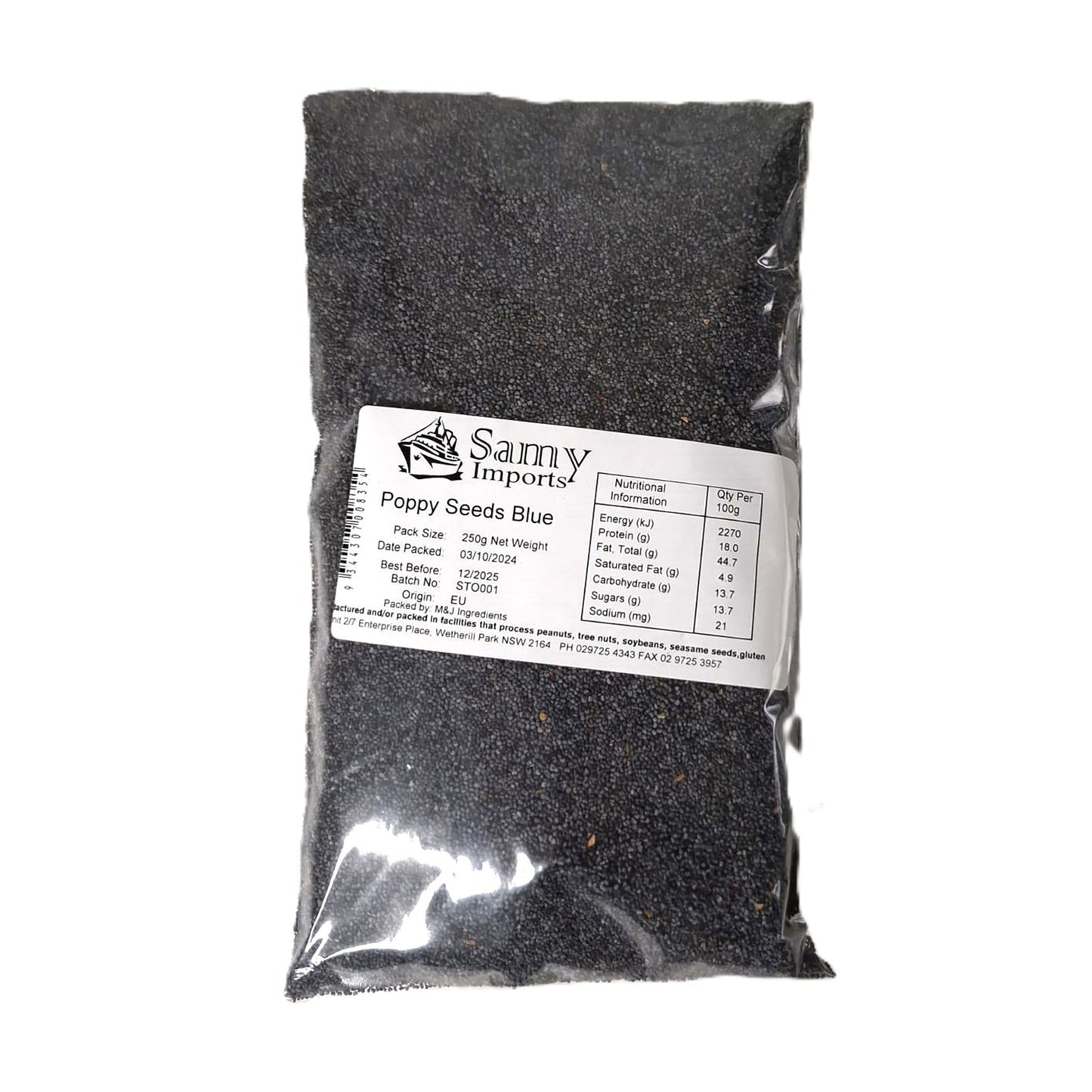 Samy Blue Poppy seeds 250g