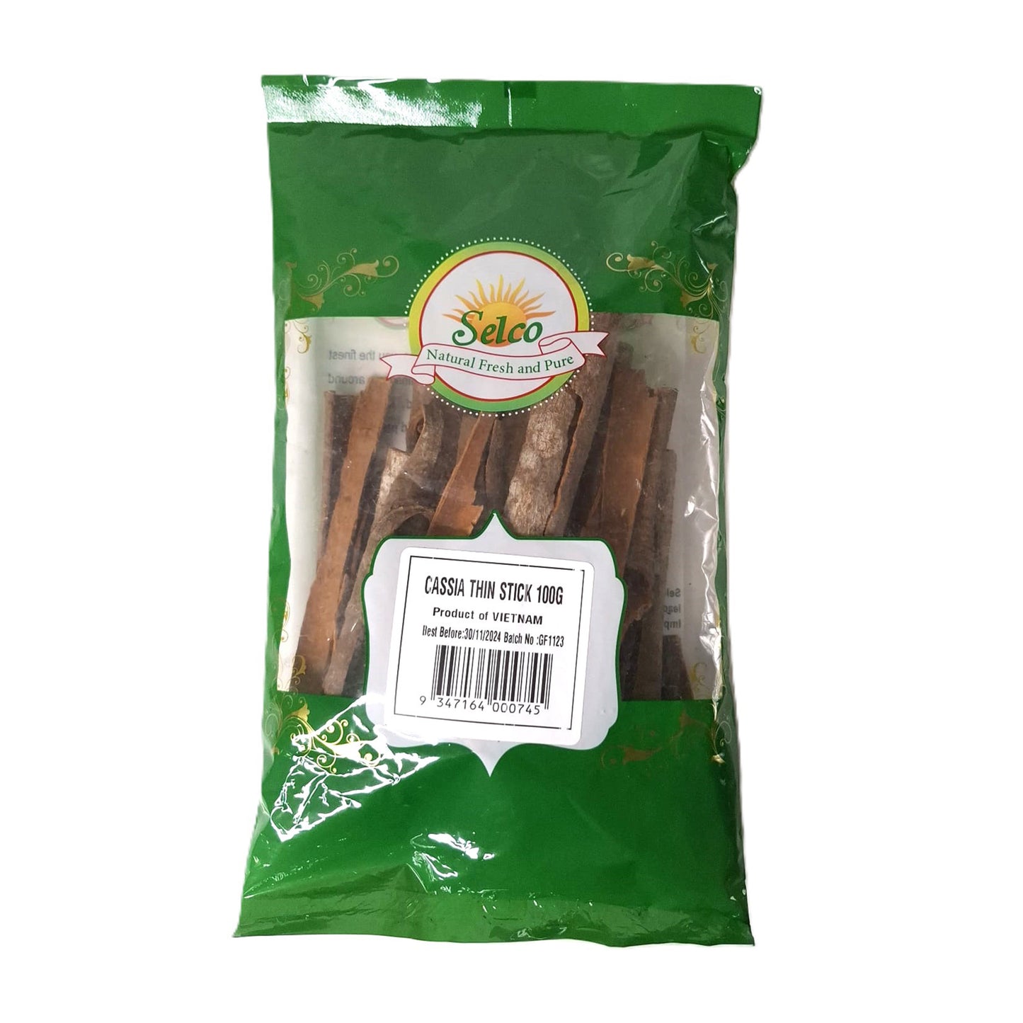 Selco Cassia Thin Stick 100g