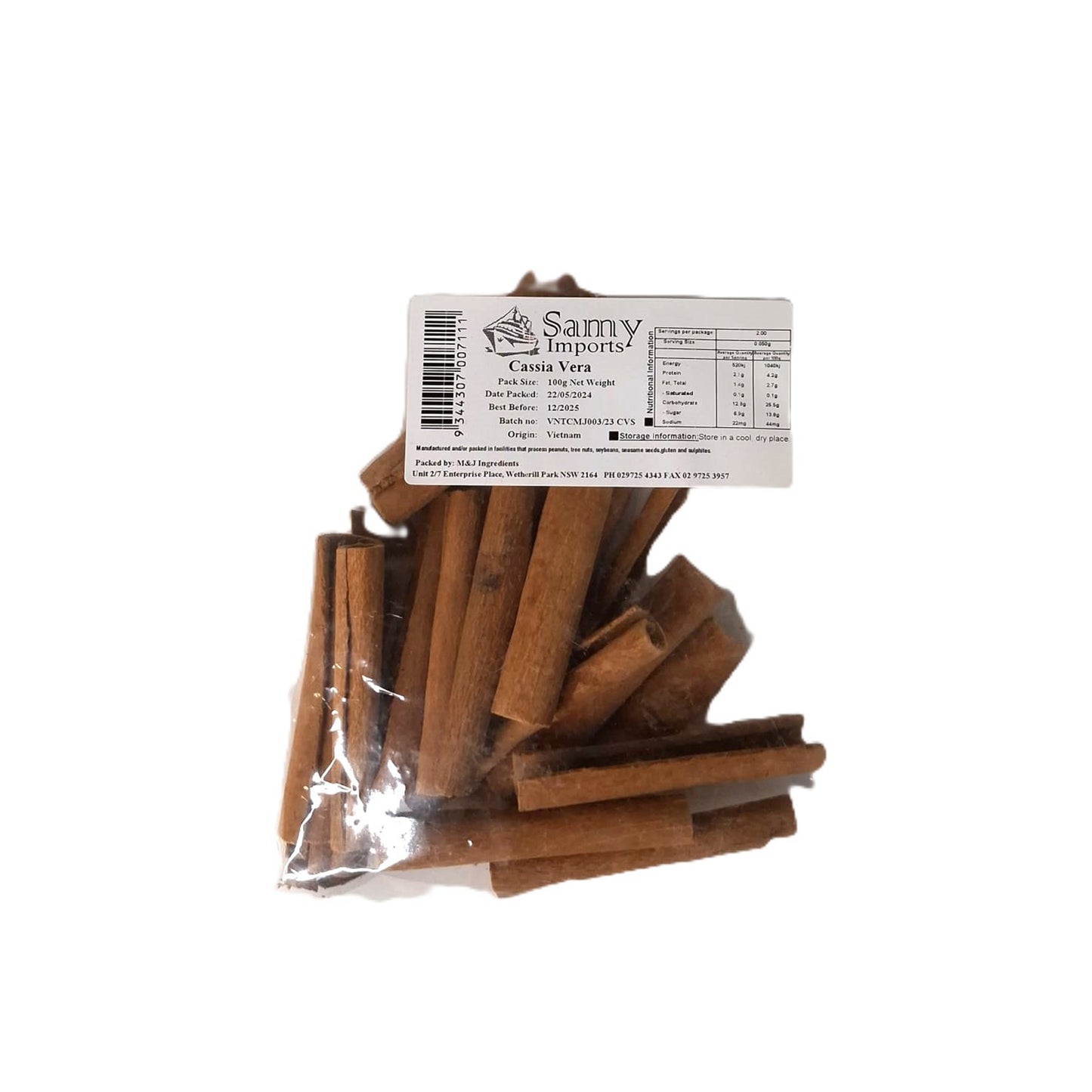 Samy Cassia Vera 100g