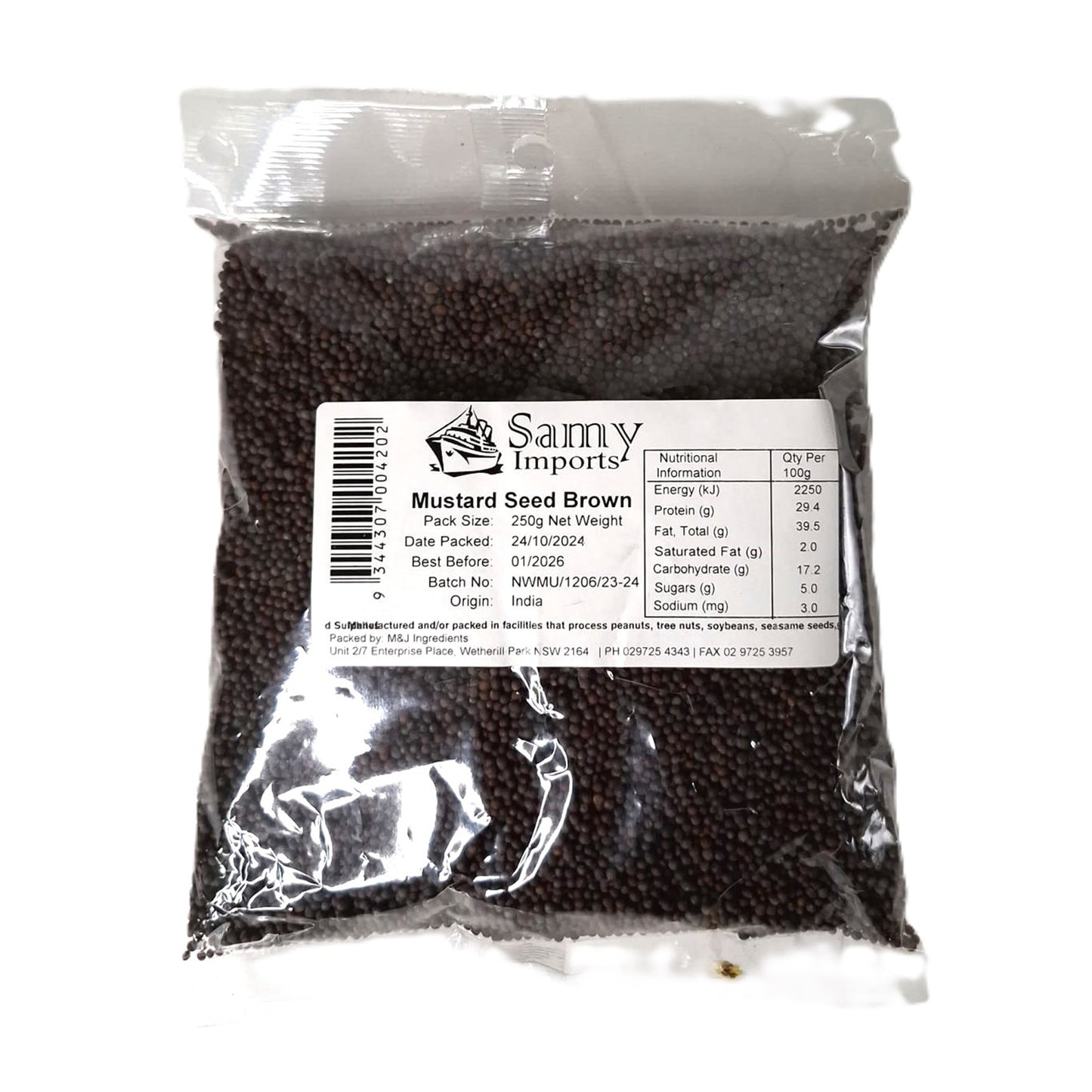 Samy Mustard Seeds Black 250g