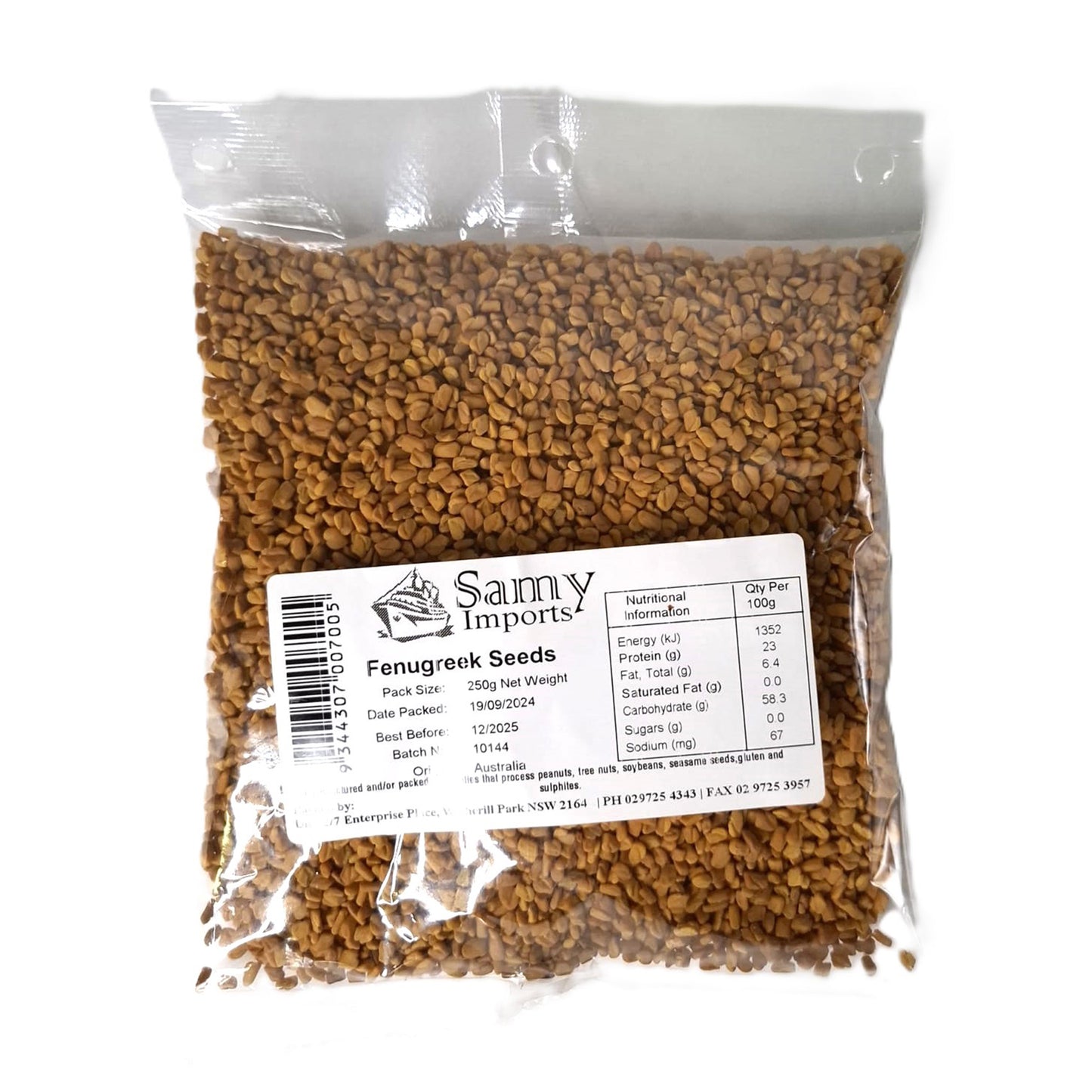 Samy Fenugreek Seeds 250g