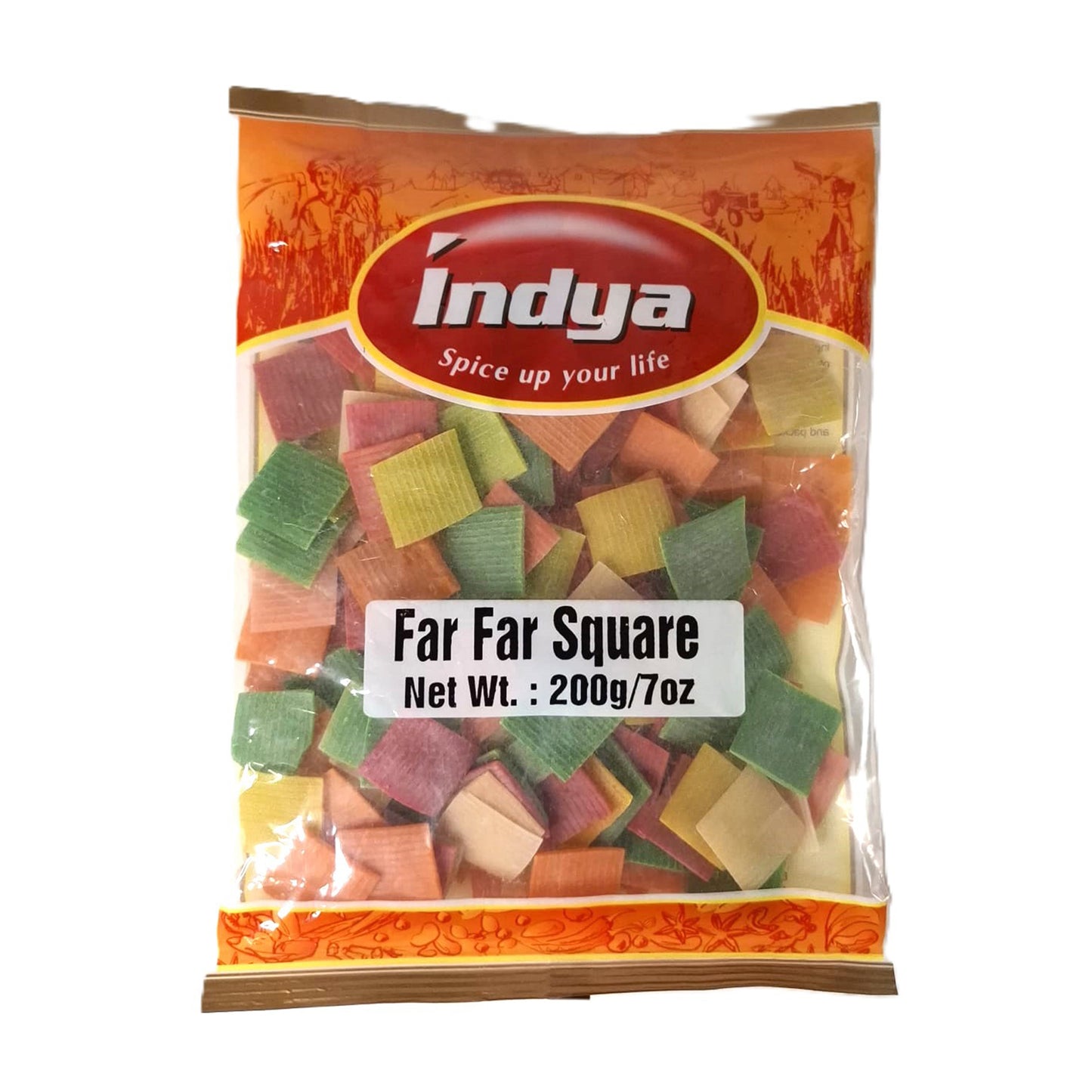 Indya Far Far Square fryums 200g