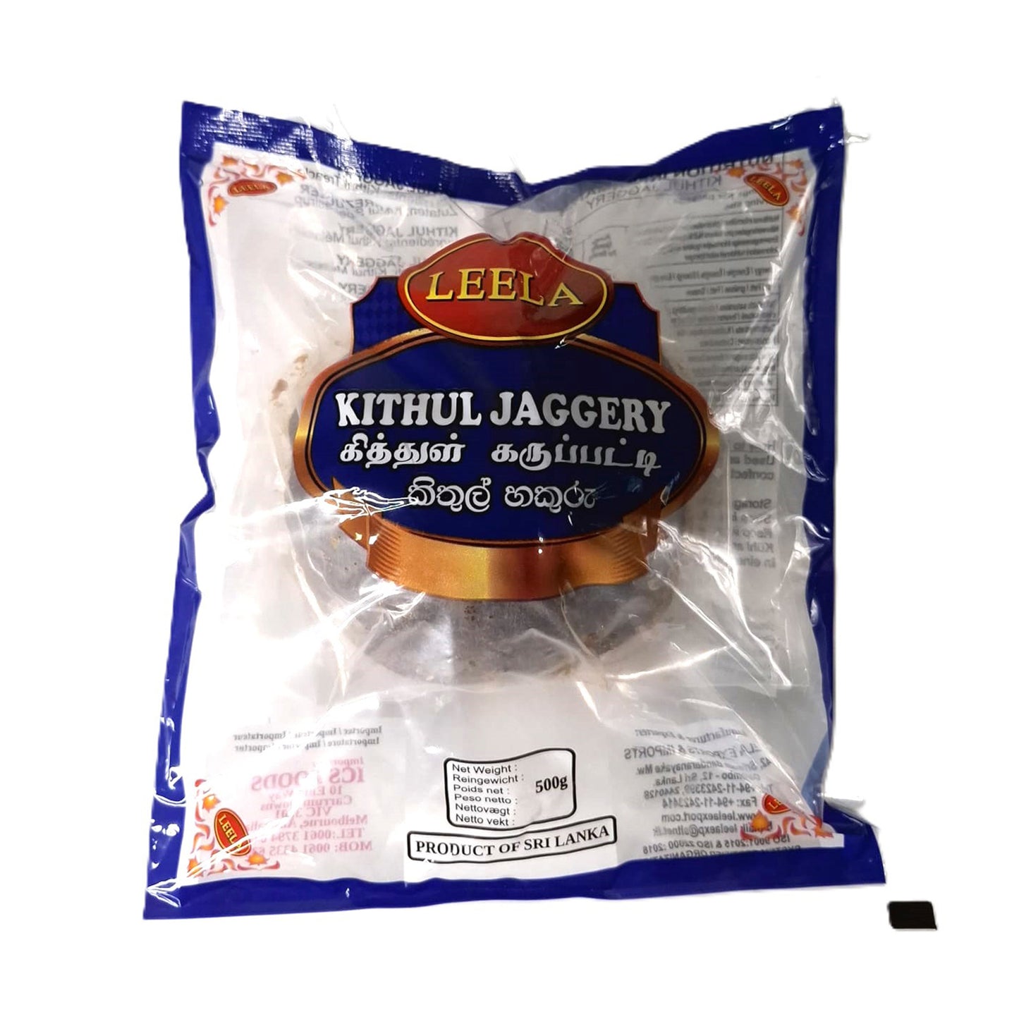 Leela Kithul Jaggery Round 500g
