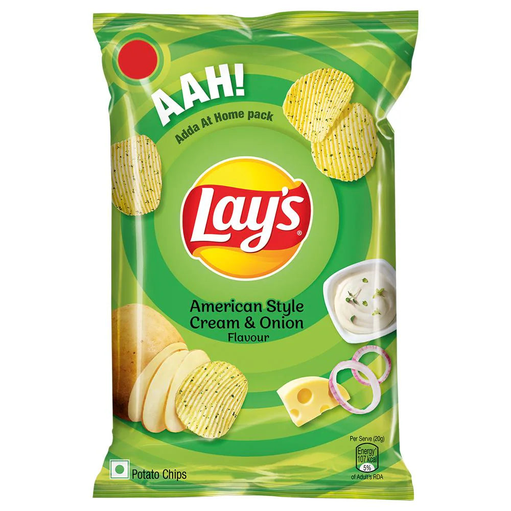 Lays American Style Cream and Onion 157g