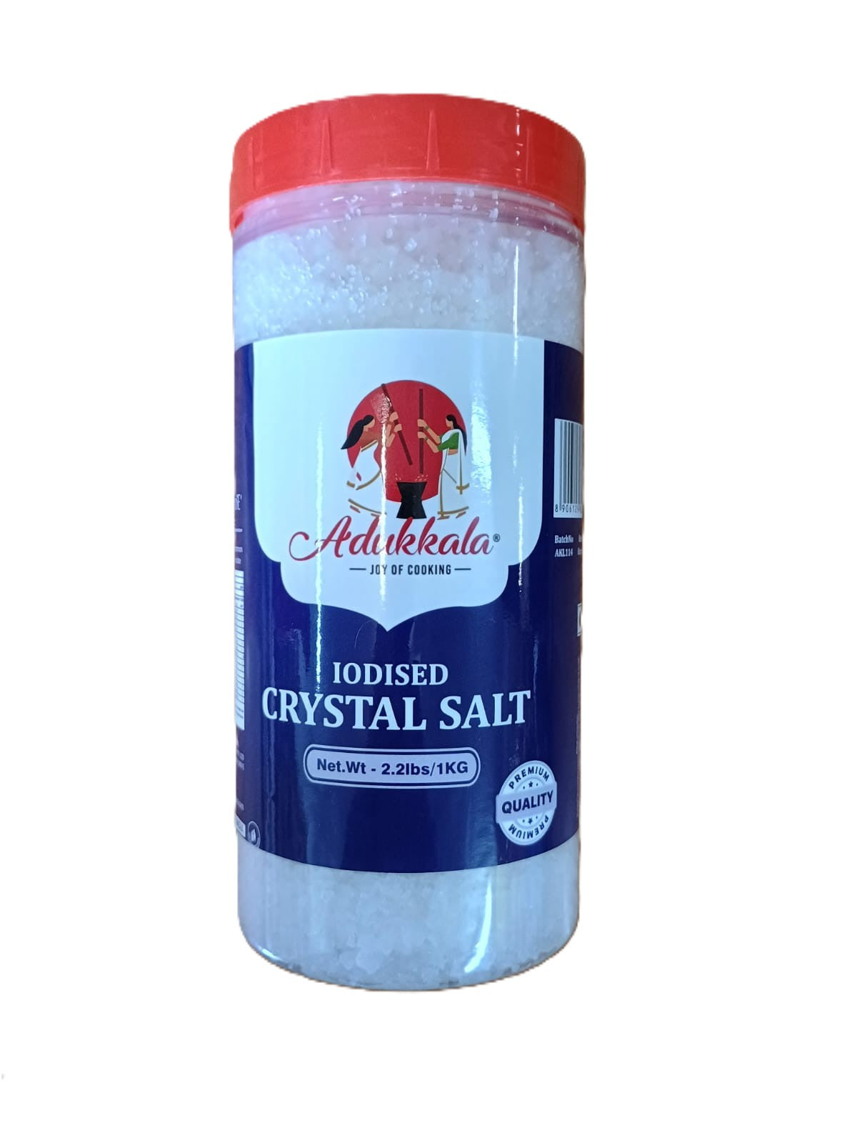 Adukkala Crystal Salt Iodised 1kg