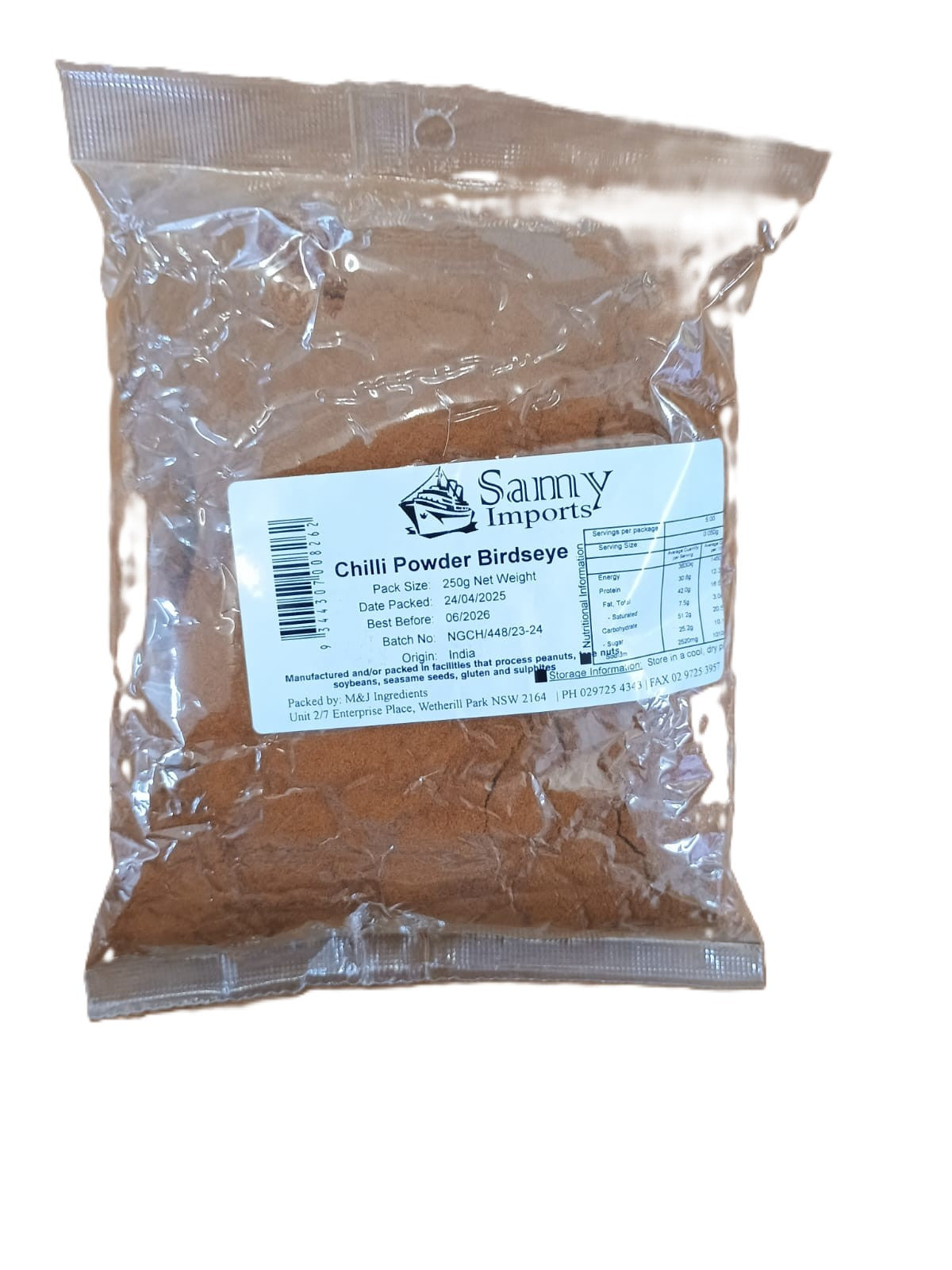 Chilli Powder Birdseye 250g