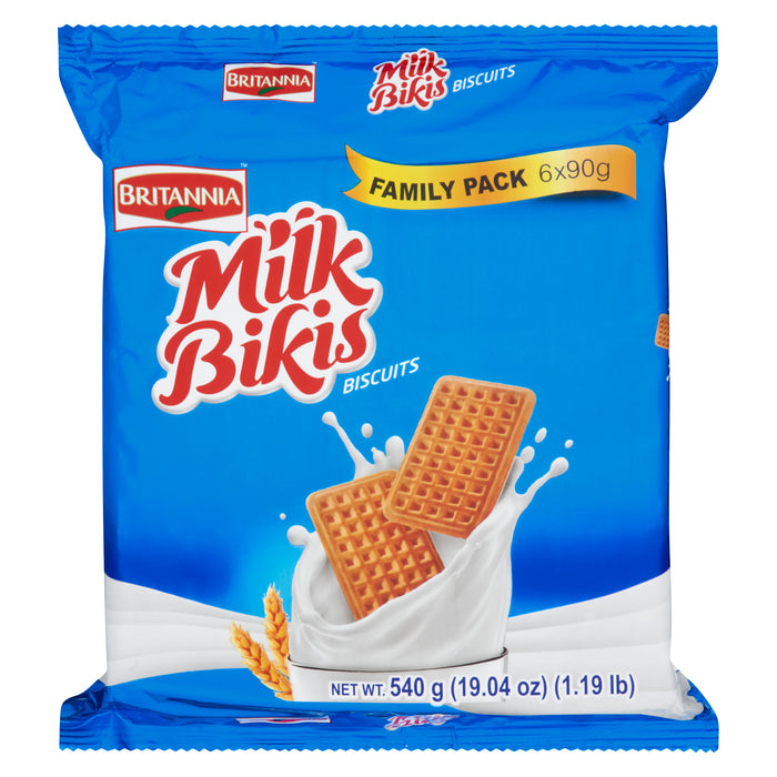 Britannia Milk Bikis Family Pack 6x90g