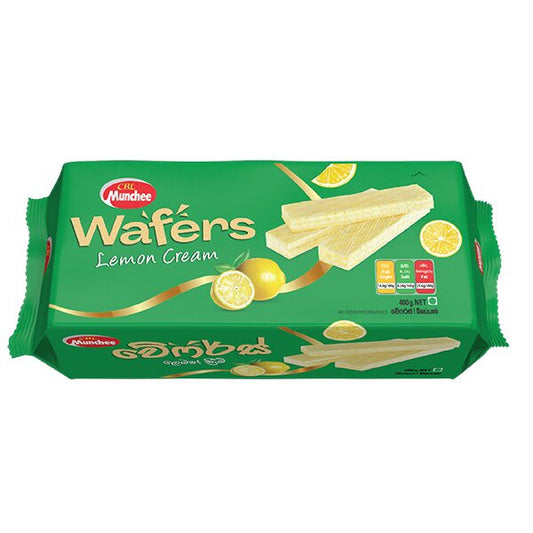 MUNCHEE WAFER LEMON 400G
