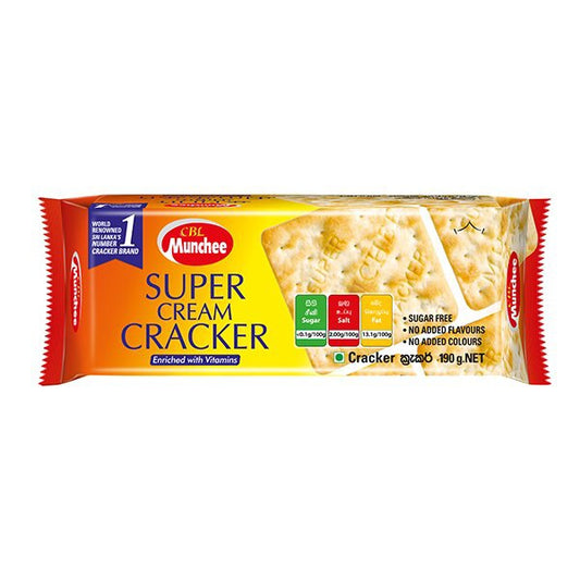 MUNCHEE SUPER CREAM CRACKER 190G