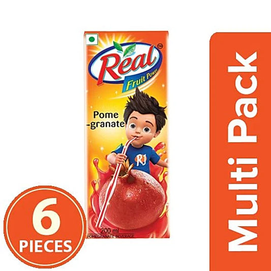Real Pomegranate Fruit Nectar 200ml 6 Pk