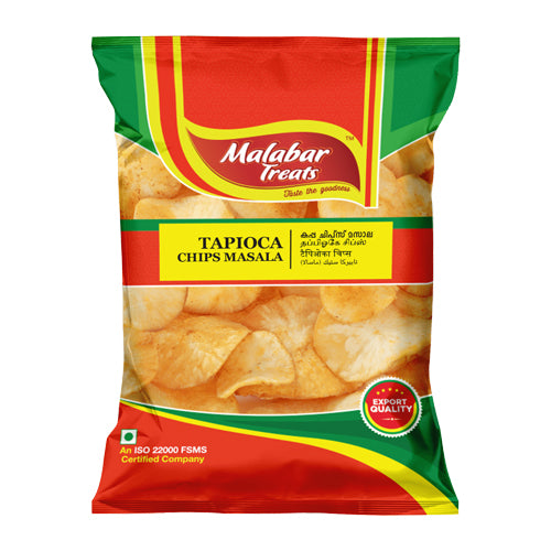 Malabar Treats Tapioca Chips masala 150g