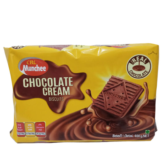 MUNCHEE CHOCOLATE CREAM 400G 2 for $5.90