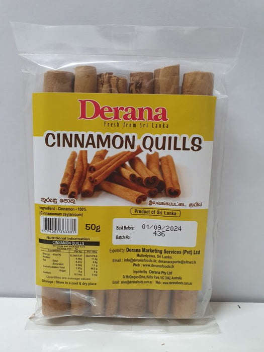 Derana Cinnamon Quills 50g