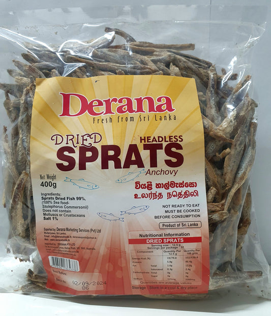 Ceylonta Dried Sprats W/o Head 400g