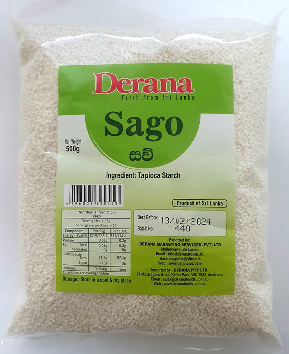 Derana Sago Seeds 500g