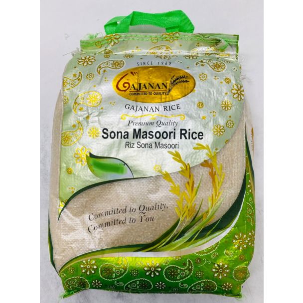 Gajanan Sona Masoori Rice 10Lbs