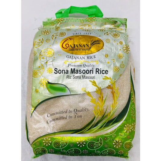 Gajanan Sona Masoori Rice 10Lbs