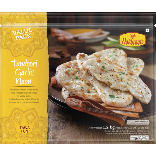 Haldirams Tandoori Garlic Naan 1.2kg