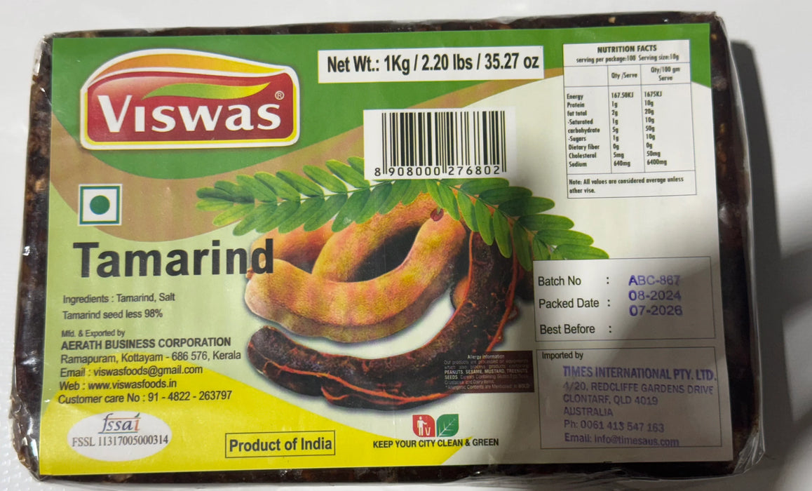 Viswas Tamarind Block 1kg