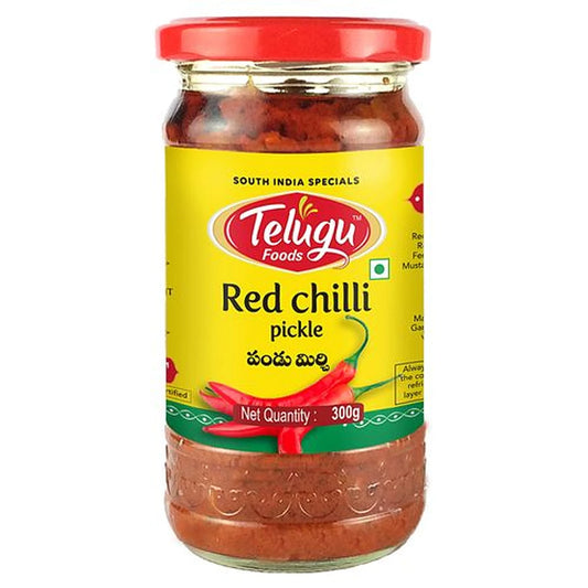 Telugu Red Chilli Pickle 300g