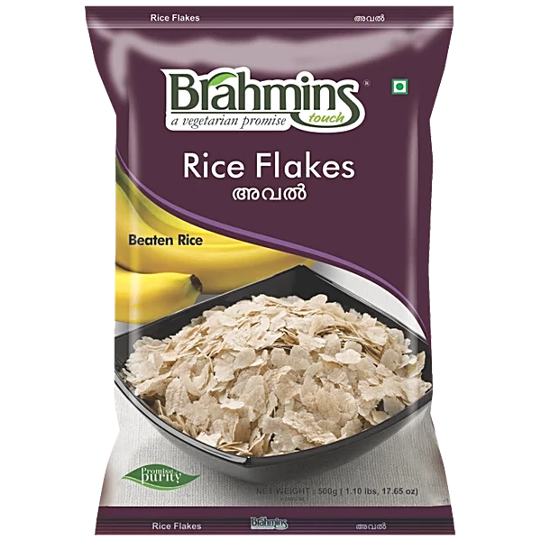 Brahmins Red Rice Flakes 500g