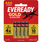 Eveready Gold Alkaline AAA 4 Pack