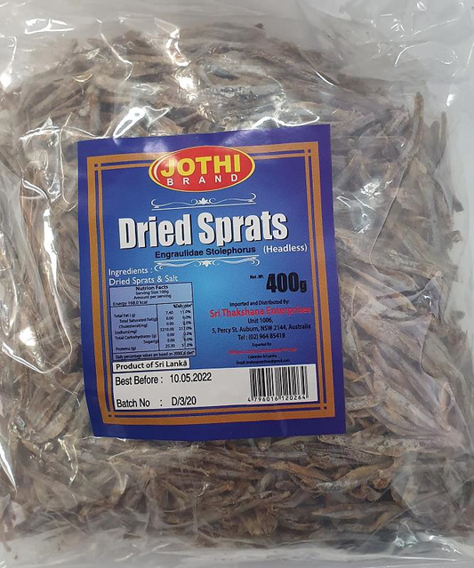 Jothi Dried Sprats 400g