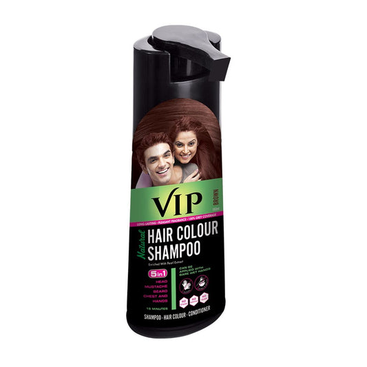 VIP Hair Colour Sham(Bottle) Brown 180ml