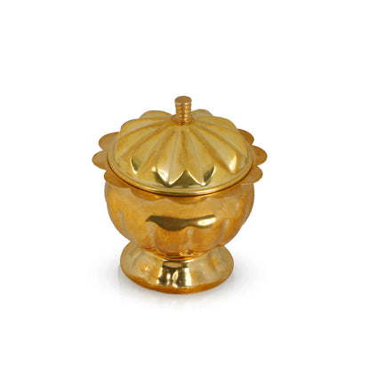 Brass KumKum Pot