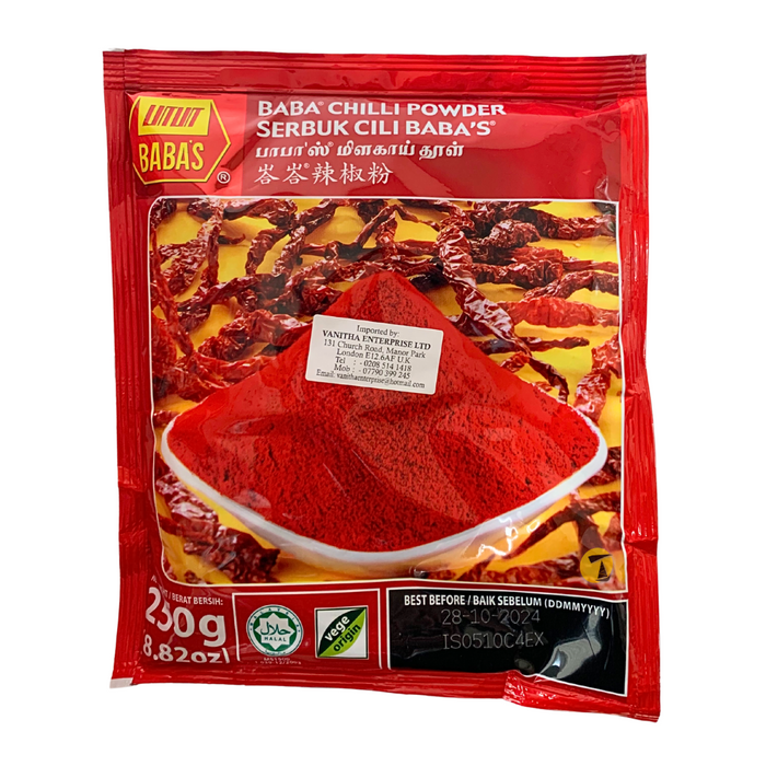 Babas Chilli Powder 250g